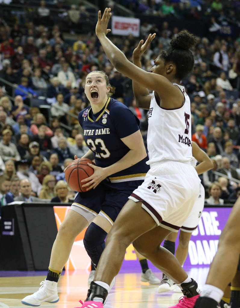 NCAA National Championship: ND WBB 61, Mississippi State 58 (USATSI)