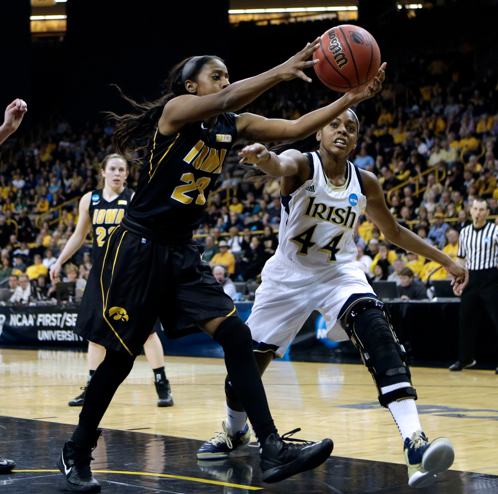 #2 Irish Overpower Iowa To Reach Sweet 16 (AP)