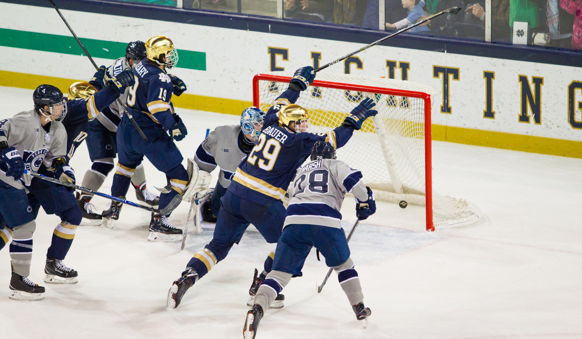 #2 Irish Erase Two-Goal Deficit To Down Penn State 5-3 #2 Irish Erase Two-Goal Deficit To Down Penn State 5-3