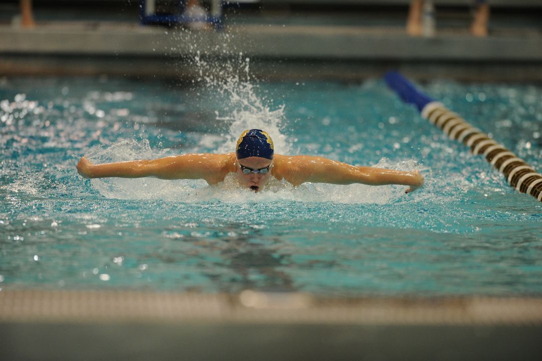 Junior Emma Reaney qualified fourth for Thursday night's finals in the 200 IM.