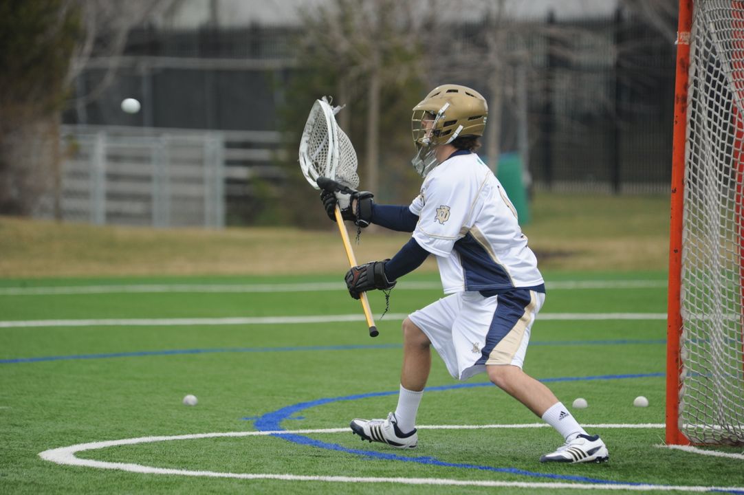 John Kemp made 12 saves in the 7-6 win over Georgetown.