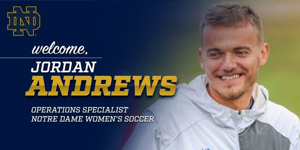 Jordan Andrews Joins Women’s Soccer Staff Jordan Andrews Joins Women’s Soccer Staff