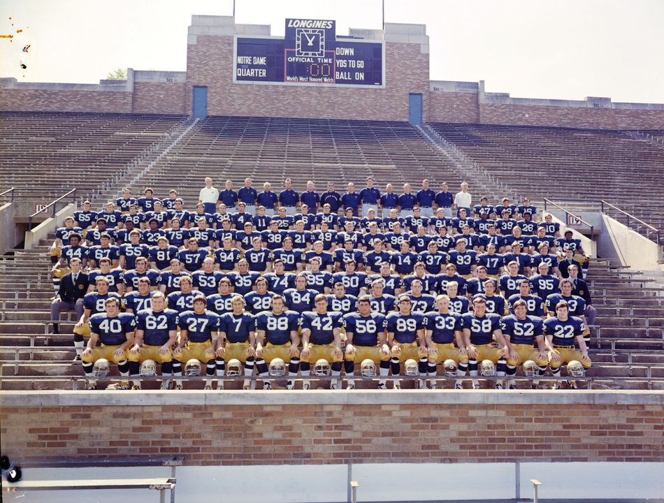 Pride And Resiliency Fueled 1970 Notre Dame Football Team Notre Dame Fighting Irish Official