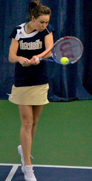 1/29 Women's Tennis v. Yale in ITA National Team Indoor Qualifying Tournament