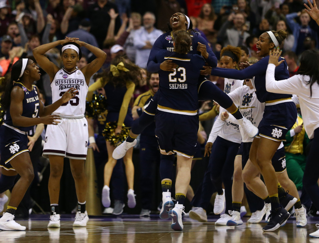 NCAA National Championship: ND WBB 61, Mississippi State 58 (USATSI)