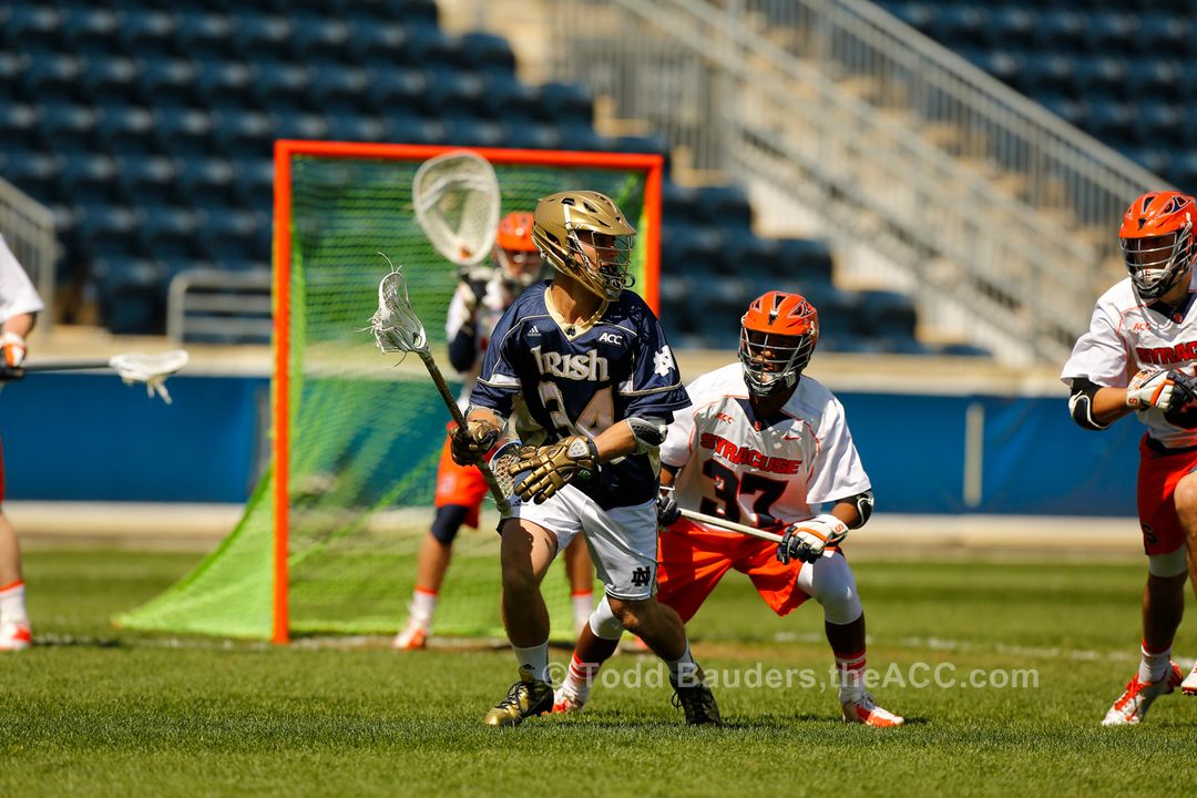 Trevor Brosco against Syracuse in the 2014 ACC title game, a 15-14 win for ND