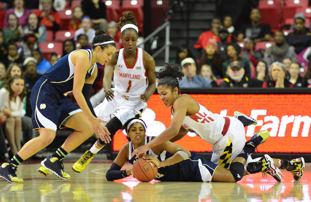No. 2 Notre Dame at No. 8 Maryland