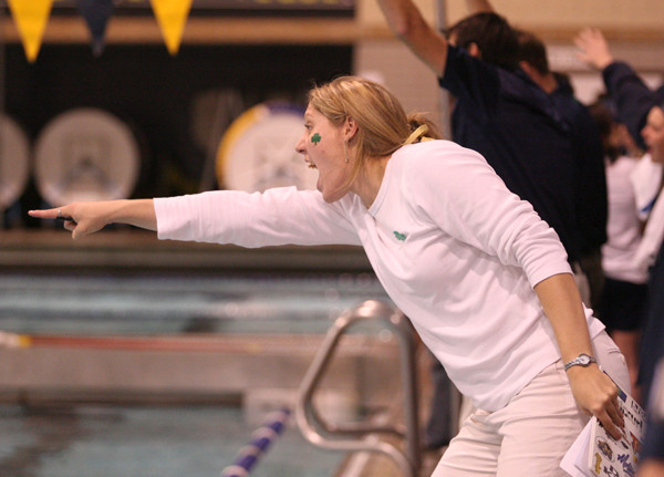 Irish Capture First Dual-Meet Win Of 2007-08 Season Head coach Carrie Nixon is not 2-1 against Purdue.