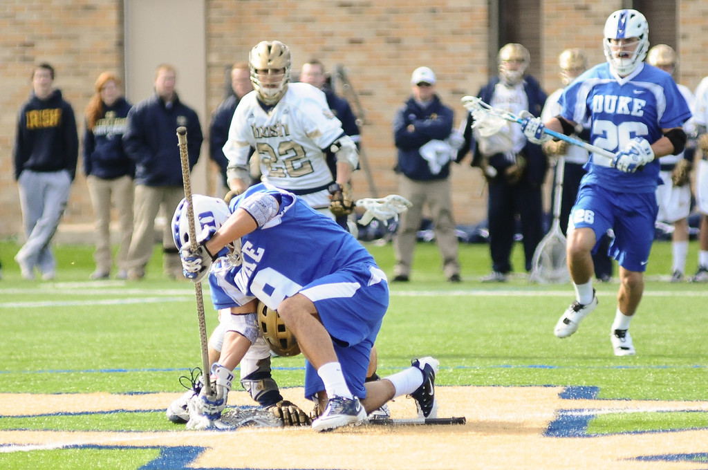 Notre Dame Men's Lacrosse vs Duke on February 18th, 2012