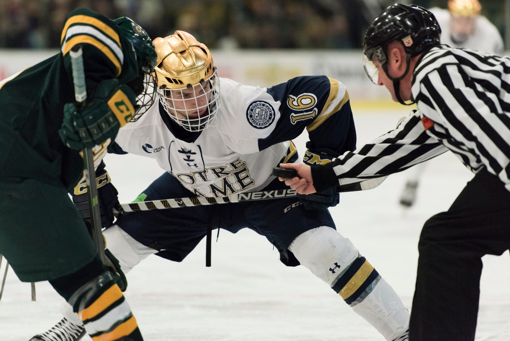 Notre Dame Hockey at Vermont -- Feb. 6