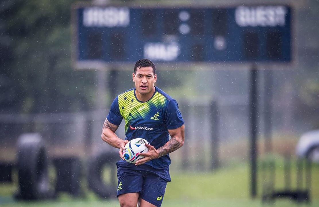 The Australian national rugby team visited the University of Notre Dame campus earlier this month to train and engage in an exchange of ideas and best practices prior to traveling to the World Cup in England.
