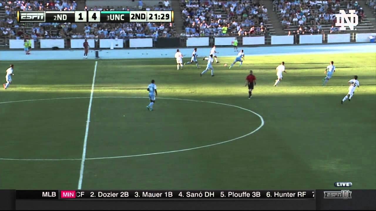 Notre Dame vs UNC Men's Soccer Highlights