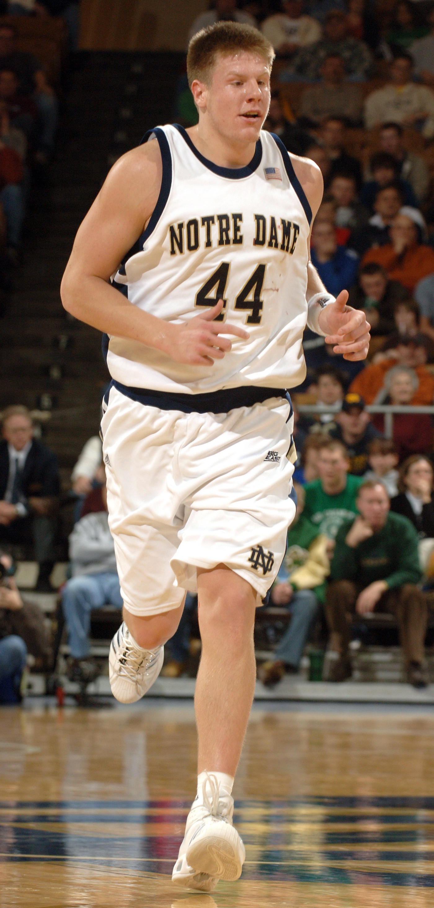 Luke Harangody Tabbed As BIG EAST Player of the Week West Virginia Notre Dame Basketball