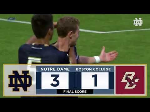 Notre Dame Men's Soccer  - Jon Gallagher Hat Trick vs. Boston College