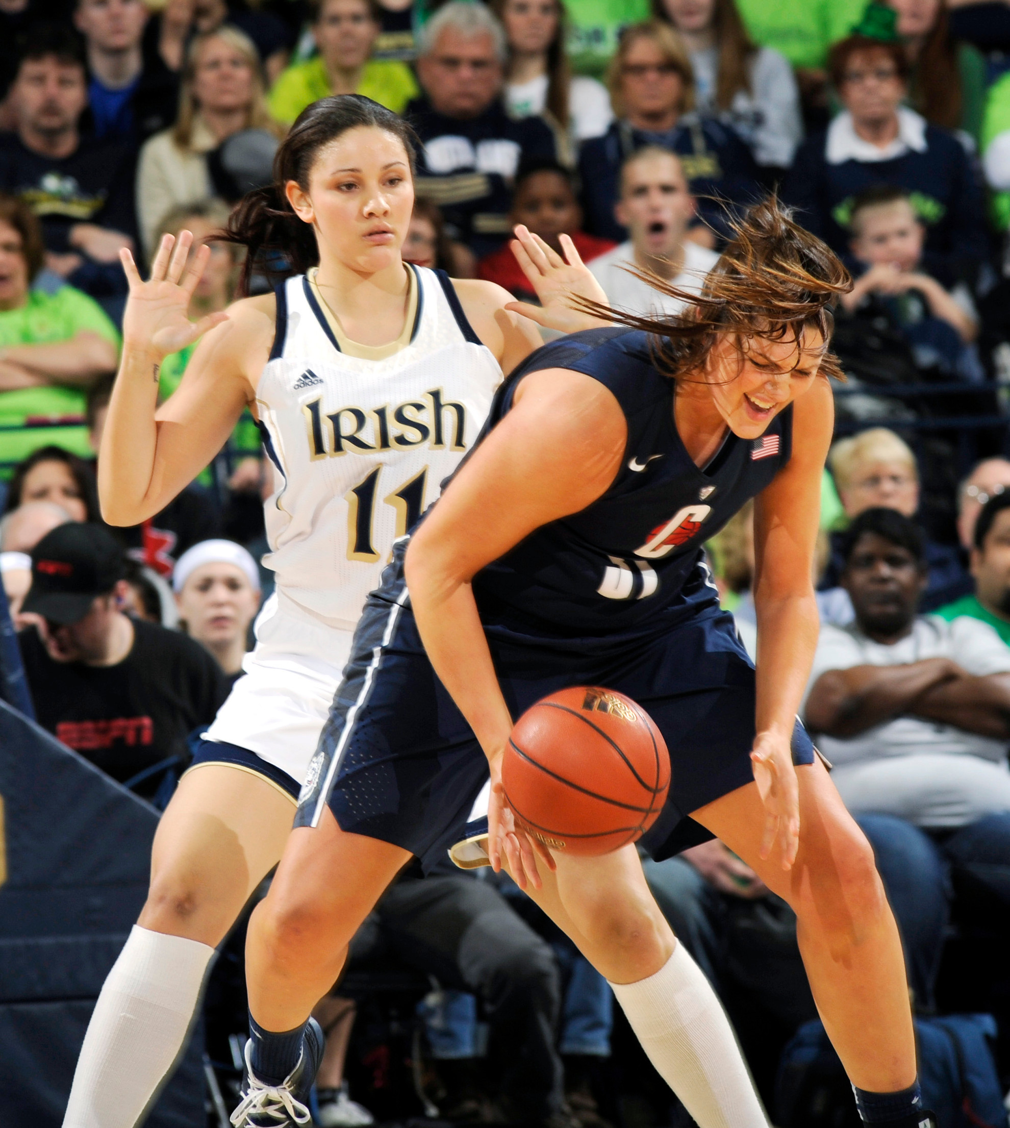 Notre Dame Aiming for Fourth Win Over UConn Connecticut Notre Dame Basketball