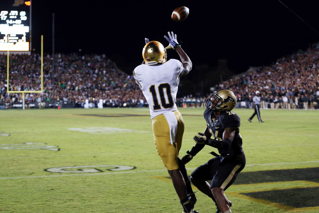 Notre Dame at Purdue (USATSI)