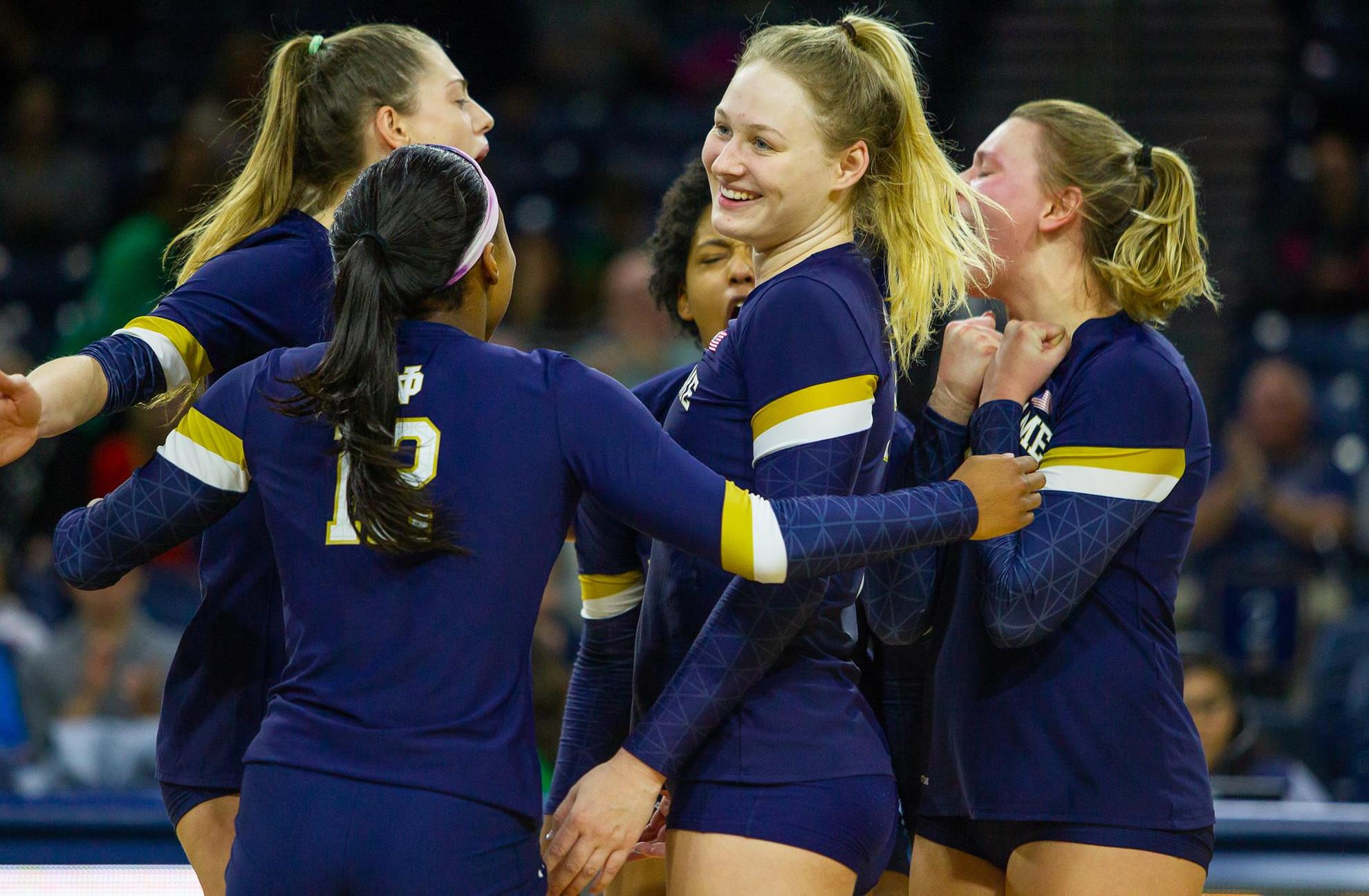 Irish Record 11th Sweep in Win Over Miami vs UM Celly