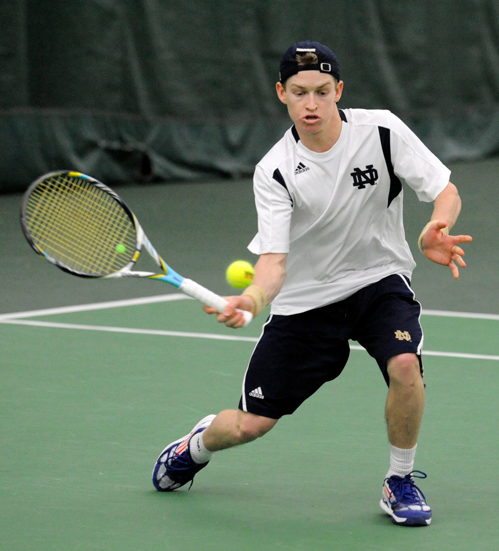 Irish Cruise Past Ball State Under The Eye of ESPN Freshman Josh Hagar clinched the match for the Irish.