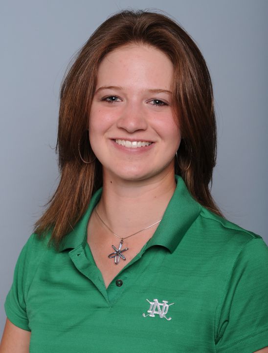 Becca Huffer carded the lowest round of her Irish career in the second round of the Windy City Collegiate.