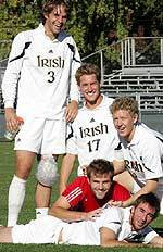 The Notre Dame senior class was honored at Saturday's match, but the group should still appear at least one time at Alumni Field in the NCAA Championship.