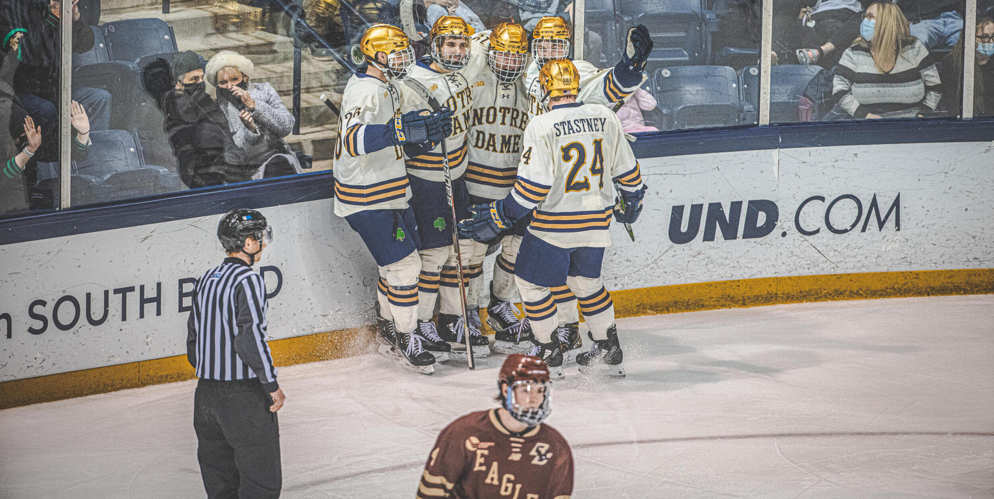 #13 Irish Soar Past Eagles 8-2 #13 Irish Soar Past Eagles 8-2