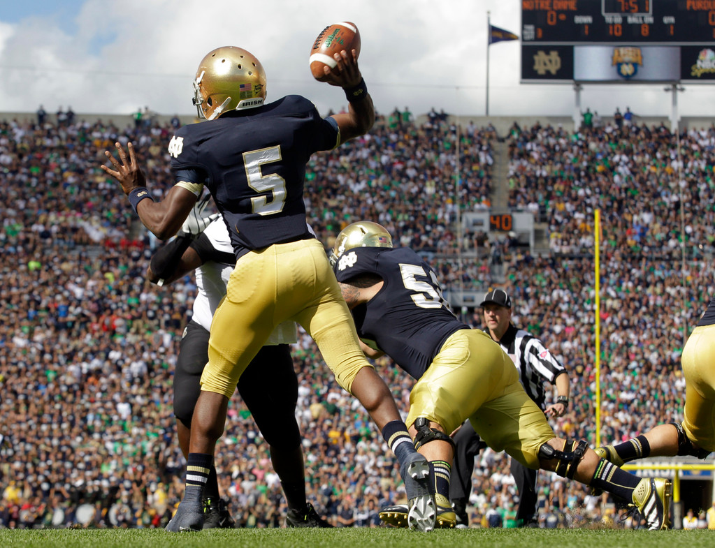 Brindza Kicks No. 22 Notre Dame Past Purdue 20-17 (AP)