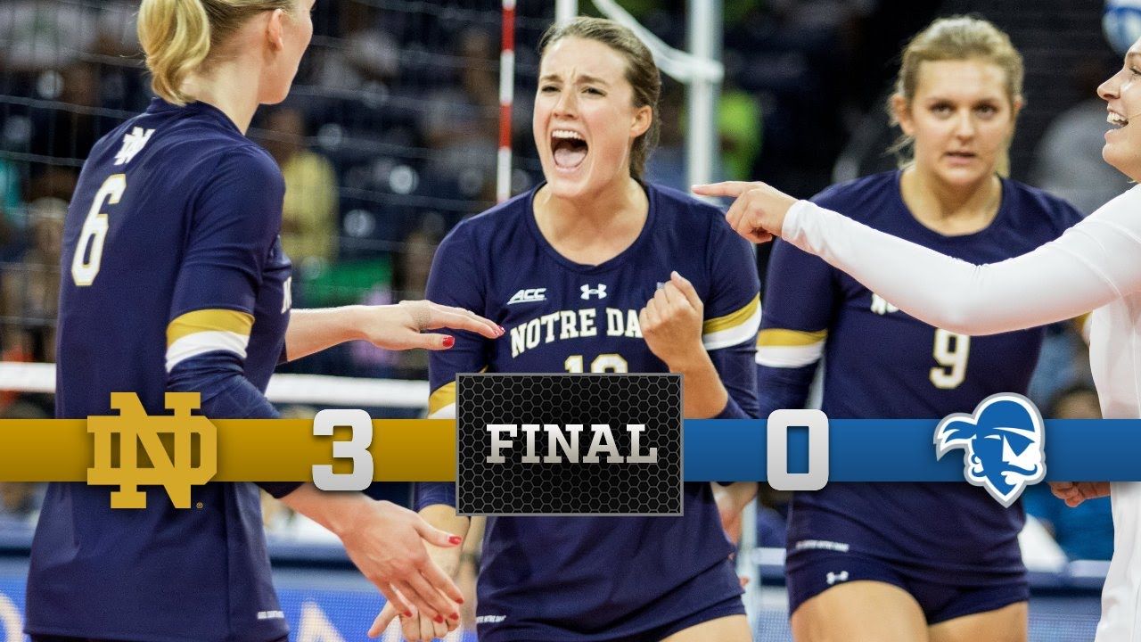 Top Moments: Notre Dame Women's Volleyball vs. Seton Hall