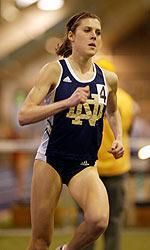Lauren King took second place in the women's 10,000 meters Saturday at the 2005 Big East Conference Championships.