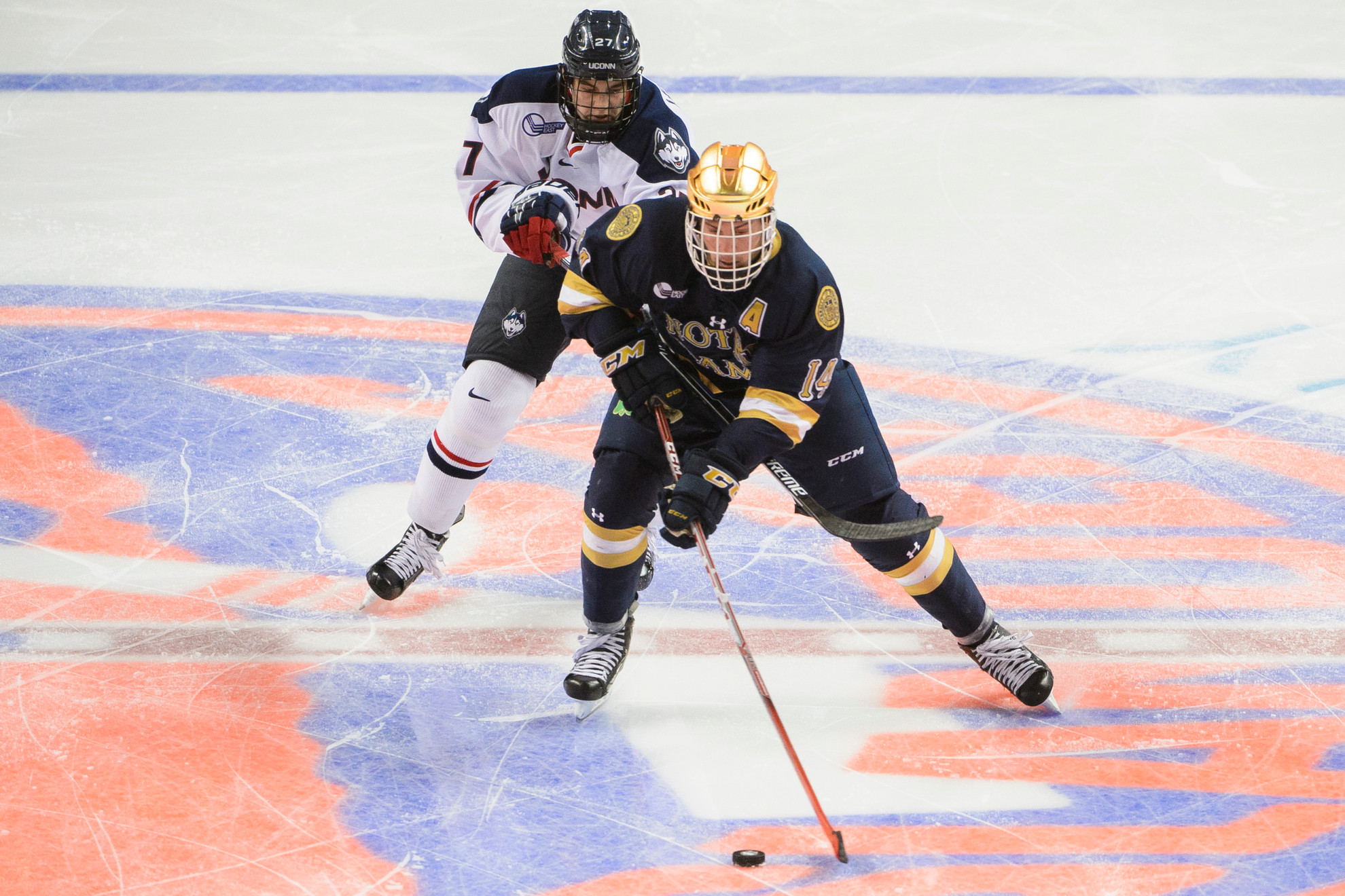 DiPauli Leads Irish to 8-2 Win and Weekend Sweep of UConn Thomas DiPauli matched his career high with a four-point game against the Huskies.