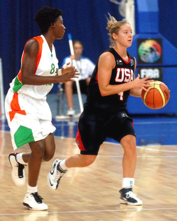 Irish sophomore guard Melissa Lechlitner scored two points as the United States won the gold medal at the FIBA U19 World Championships with a 99-57 win over Sweden on Sunday in Bratislava, Slovakia.