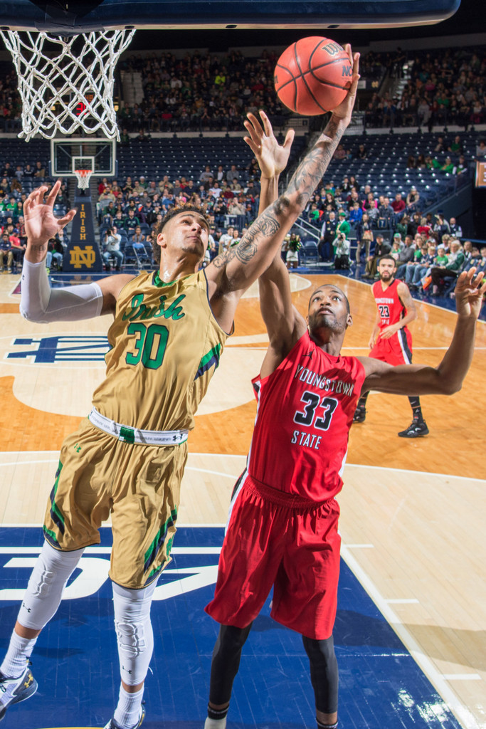 Notre Dame 87, Youngstown State 78