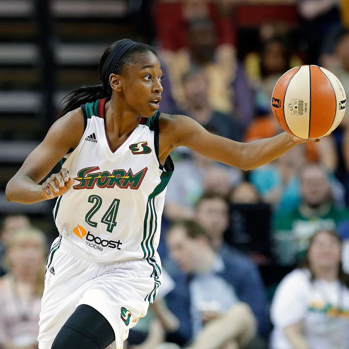 Former Notre Dame All-America guard Jewell Loyd is the first Fighting Irish player chosen as the WNBA Rookie of the Year, earning that honor Thursday afternoon. She and Natalie Achonwa ('14) also made the WNBA All-Rookie Team, giving Notre Dame four such honorees in the past three seasons.