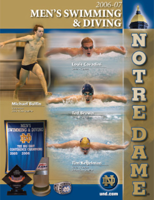 2006-07 Swimming & Diving Media Guide Cover