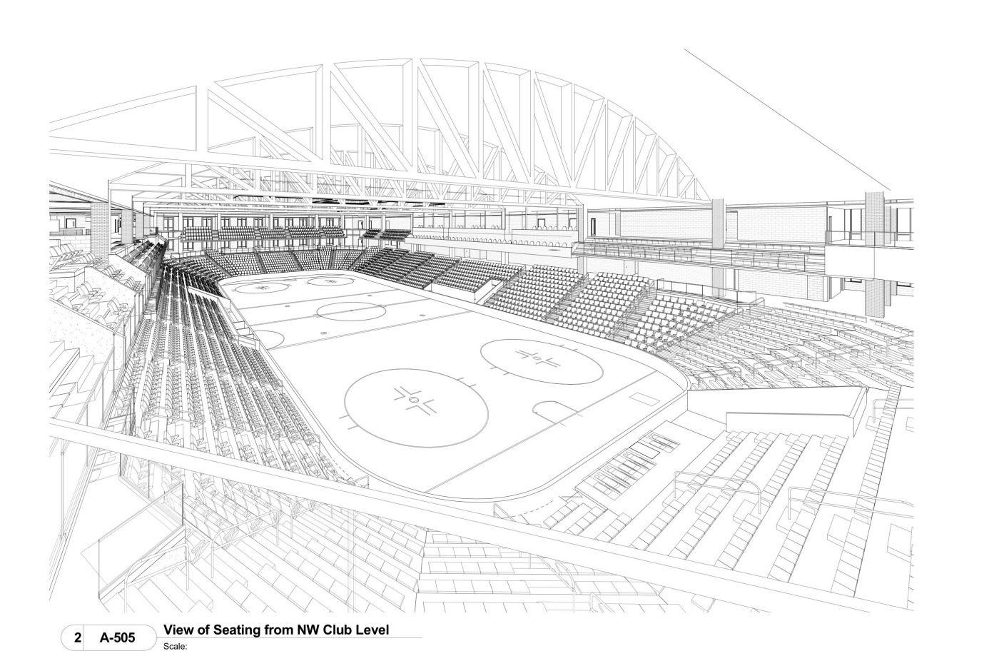 Compton Family Ice Arena Architectural Renderings Building Site Lines